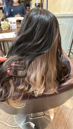 カット+透明感カラー+インナーカラー💫