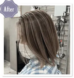 【白髪がある方限定】お白髪ぼかしカラー+似合わせカット