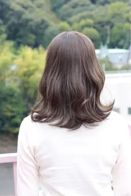 ブリーチなし透明感カラー