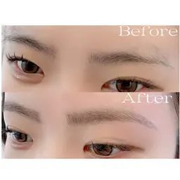 〖短時間でスッキリ！眉毛WAX脱毛美眉コース〗　眉カット✂️＋ワックス脱毛＋眉メイク🫧