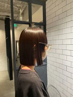 カット+前髪縮毛矯正+前処理トリートメント