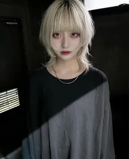 ブリーチ +リタッチ  のみ（抜きっぱなし）