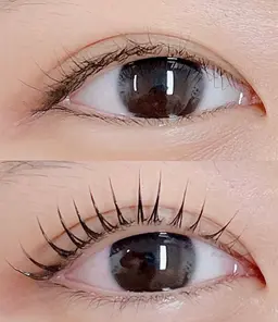 💕パリジェンヌラシュリフト💕美容液コーティング付け