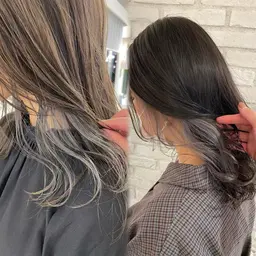 【❣️もっと明るくしたい方ブリーチ2回❣️】全体カラー+ブリーチ2回インナーカラー+トリートメント💕