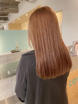 ブリーチカラー(ケア剤付🌟)+オージュア2stepトリートメント¥18100〜