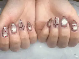 【オフなし】ワンホンネイルデザイン☆ Hand Gel 平日¥7980～￥8980/土日祝\8480~\9480