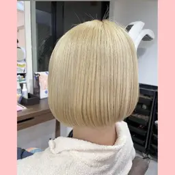 🤍憧れハイトーンに🤍ダブルカラー【ケアブリーチ＋オンカラー】＋艶トリートメント