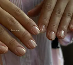 ✨美爪ネイル💅🏻クリアジェル【甘ケア＋オフ無料（ジェル）】