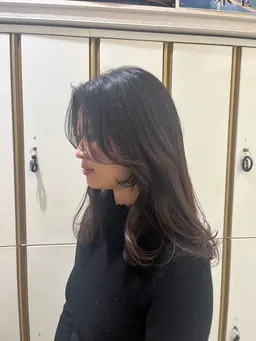 結んでも下ろしても可愛い後れ毛等のお顔周りカット （前髪含む）🩰🎀