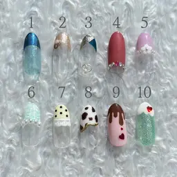 【オフなし】フレンチ+写真アート2本付 0円