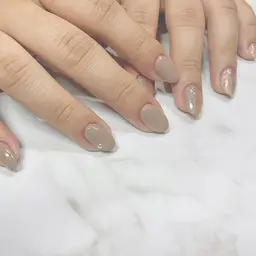 【12月🎄お試しネイル】ワンカラーorラメグラデーション