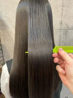 ⭐️ミニモ限定price⭐️🎗酸性ストレート(縮毛矯正)🎗トリートメント＋毛先カット付