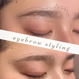 ▶︎▷アイブロウスタイリング(wax脱毛付き)