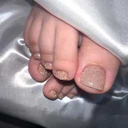 フットネイル💅✨(ワンカラー、ラメカラー、マグネット、)