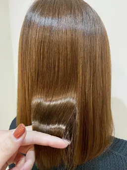 🌟うねり改善・サラ艶髪🌟カット+髪質改善ストレート※カット・シャンプーブロー込🙆♀️❤️