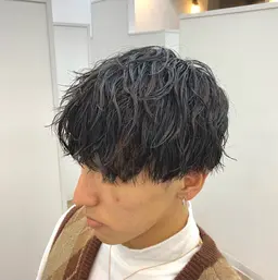 【WILLOW京橋】メンズカット＆ツイスパorスパイラルパーマ¥9080