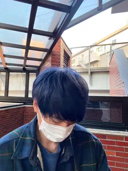 【メンズ限定🐺】🔥メンズカット+縮毛矯正🔥サラサラマッシュと相性👍🏻⟡.·【銀座MEN'S】