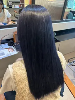 ワンカラー＋超音波トリートメント🫧