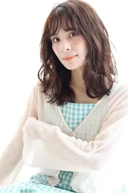 【平日限定】似合わせカット+デジタルパーマ•コテ巻きが苦手な方へ。乾かすだけで決まる再現性にこだわります。(メンズ歓迎)