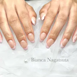 🉐【オフあり】ハンド🎀ベースカラー込み王道フレンチ🎀🧸✨ パラジェル変更可能🫧〈長津田〉〈青葉台〉