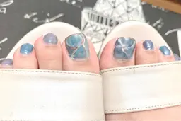 フット 親指アート込み❤