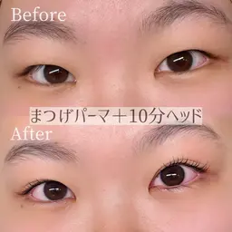 似合わせまつげパーマ＋お顔のリフトアップと首肩こりまで楽になるヘッド＋オイルデコルテマッサージ👀