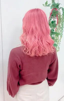 💛最高のハイトーンカラー🧡Wブリーチ+ピンクカラー💜
