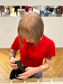 『16:00​〜​限定』🍓ﾘﾀｯﾁブリーチ+カラー🌱