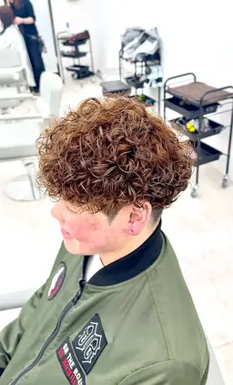 メンズカット + パーマ+ 3stepトリートメント