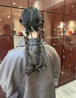 お呼ばれヘアセット🎀