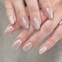 【hand✖️🪞ミラーネイル 10本✖️全20色】 オフ有り¥3900