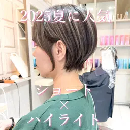 💌ブリーチメニュー💌 カット+ハイライトカラー+水トリートメント¥20,000