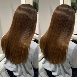 ブリーチ毛でもかけられる✨酸性ストレート+保護トリートメント