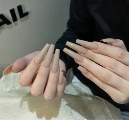 💜チップ長さだしワンカラー