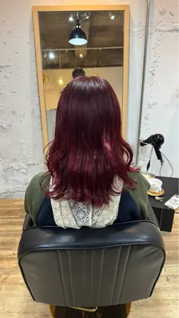 ダブルカラー（全体ブリーチ、インナーブリーチ）