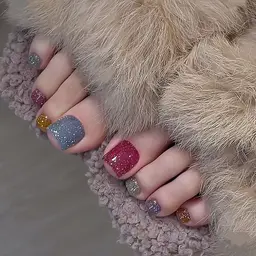 フット⭐️話題のenoi⭐️フラッシュ10色MIXネイル　¥8300→¥3590