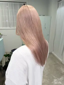 【ケアブリーチ】リタッチブリーチ➕カラー