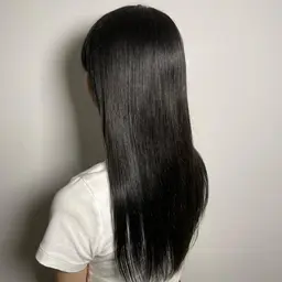 【就活・実習対応✨】透明感暗髪イルミナカラー🖤+内部補修トリートメント 90分