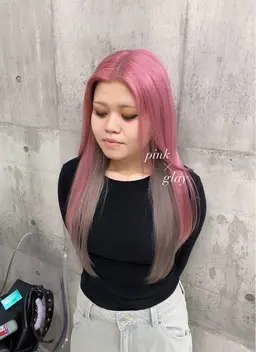 🌸🐰ྀིインナーカラー🐰ྀི🌸【ブリーチ込み】ダブルカラー➕高発色カラー(  ｰ̀֊ｰ́ )✨✨✨