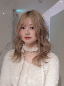 ケアブリーチ＆ダブルカラー+内部補修トリートメント[天王寺]