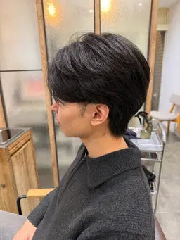 メンズカット＋パーマモデル