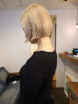 カット+ハイブリーチ+カラー