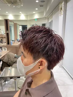 【メンズ限定】カット+カラー+眉カット+