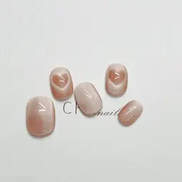 自爪オフ無料キラキラ🤩マグネットハート