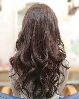 【ロングLL】ワンカラー全体染め＋ブロー