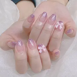 ハンド💅✨️ワンカラーorラメグラデーション【オフ有】《パラジェル変更可能》ご新規様オフ無料