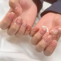 【🧚‍♀️アートやり放題🧚‍♀️】デザイン6本❤️‍🔥ご相談OK🙆‍♀️料金内パーツ種類が豊富すぎる🥳