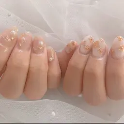 上品シンプル10本デザイン¥4,000（他店オフ込）　　　オフィスネイルやワンホンネイル