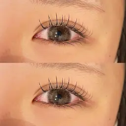 ☁️パリエク☁️〈パリジェンヌ+マツエク〉♡コーティング付き♡+1100円 / 20本♡