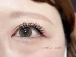 【✨当日予約限定✨】ダブルラッシュ80本（シングルエクステ120本相当のボリューム）コーティング付き